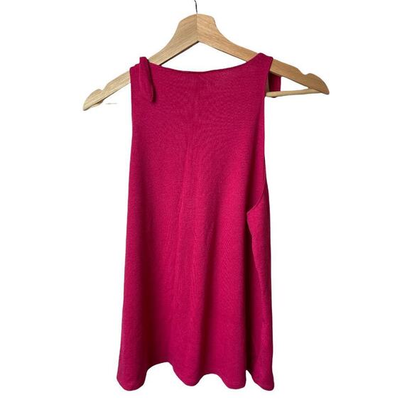 Gap Pink Sleeveless Knit Flowy Shirt Top Women's Size M - Picture 2 of 4